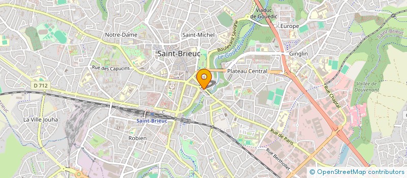 localisation de l'entreprise MONSIEUR GEORGES CHAUFOUR à SAINT-BRIEUC