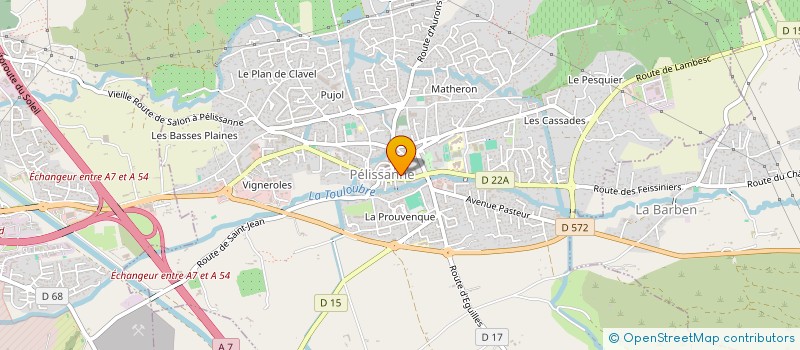 localisation de l'entreprise MONSIEUR GEORGES CHAUMIER à PELISSANNE