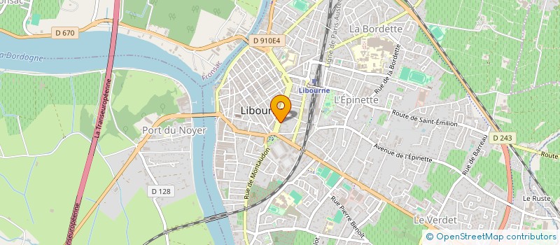 localisation de l'entreprise MONSIEUR GEORGES CHAUVEL  LIBOURNE