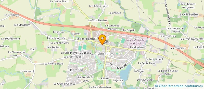 localisation de l'entreprise MONSIEUR GEORGES CHAUVEL à SAINT-GILLES