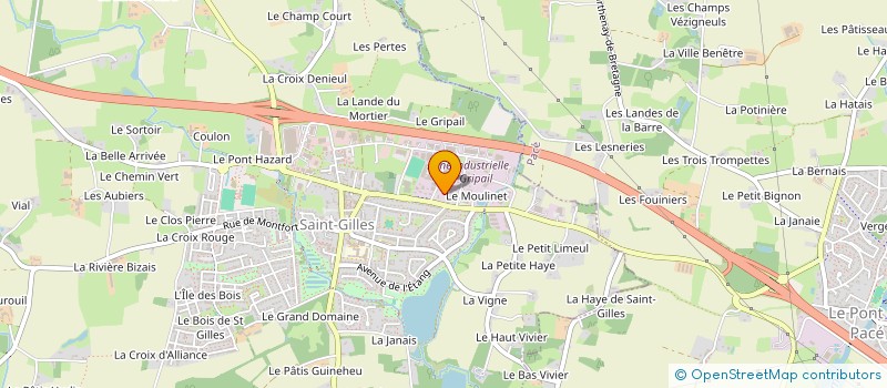 localisation de l'entreprise MONSIEUR GEORGES CHAUVEL à SAINT-GILLES