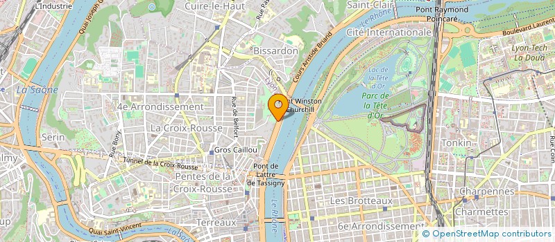 localisation de l'entreprise MONSIEUR GEORGES CHAUVOT  LYON