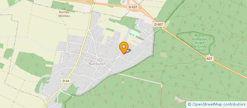 localisation de l'entreprise MONSIEUR GEORGES CHELON  BARBIZON