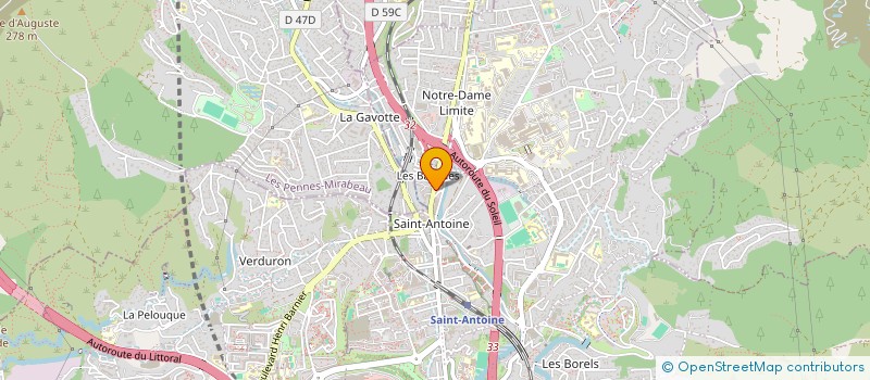 localisation de l'entreprise MONSIEUR GEORGES CHERON à MARSEILLE 15EME