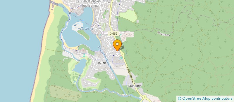 localisation de l'entreprise MONSIEUR GEORGES CHEVALIER  SOUSTONS