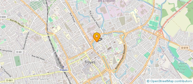 localisation de l'entreprise MONSIEUR GEORGES CHEVALIER  TROYES