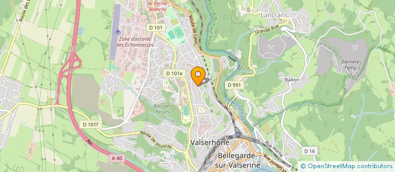 localisation de l'entreprise MONSIEUR GEORGES CHEVALIER  VALSERHONE
