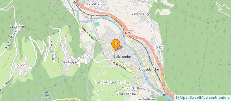 localisation de l'entreprise MONSIEUR GEORGES CHIARELLO à GRAND-AIGUEBLANCHE
