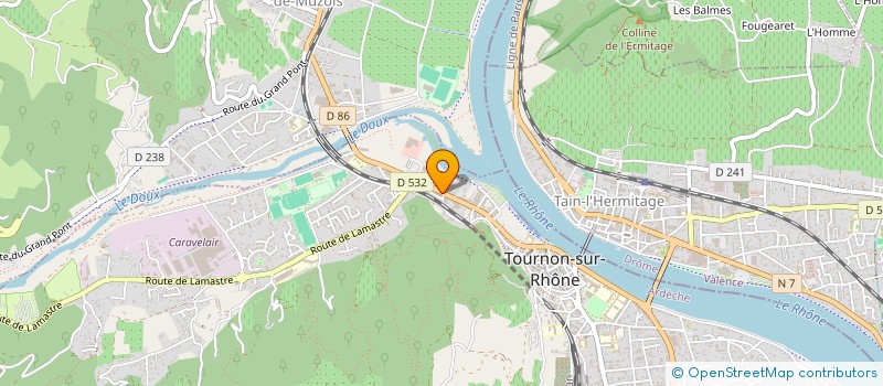 localisation de l'entreprise MONSIEUR GEORGES CHOLLAT-NAMY à TOURNON-SUR-RHONE