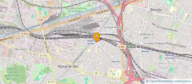 localisation de l'entreprise MONSIEUR GEORGES CLABE à NOISY-LE-SEC