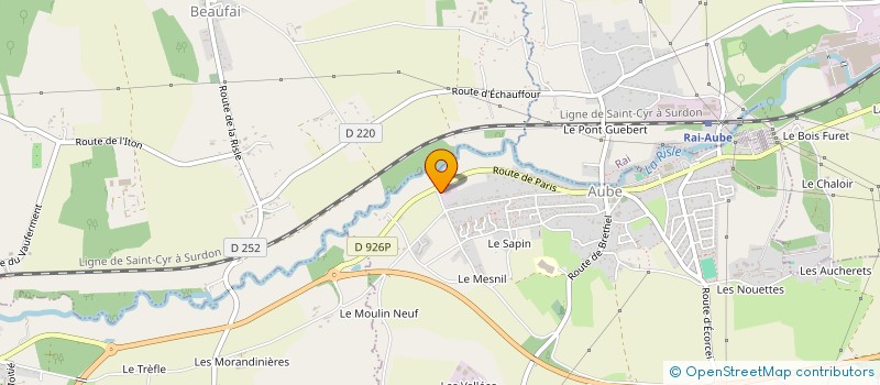 localisation de l'entreprise MONSIEUR GEORGES CLARYS à BEAUFAI