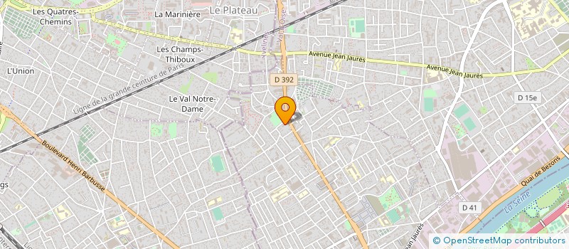 localisation de l'entreprise MONSIEUR GEORGES CLAUVIS DANLEU DANLEU  BEZONS