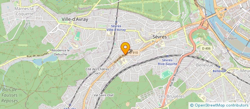localisation de l'entreprise MONSIEUR GEORGES CLEDIC à SEVRES