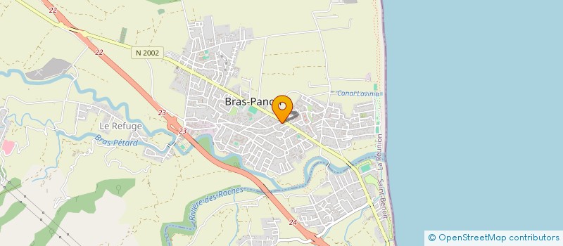 localisation de l'entreprise MONSIEUR GEORGES COCOTIER  BRAS-PANON