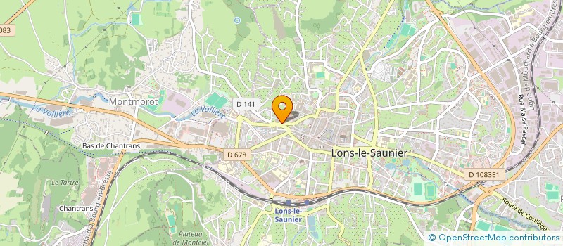 localisation de l'entreprise MONSIEUR GEORGES COHENDET  LONS-LE-SAUNIER