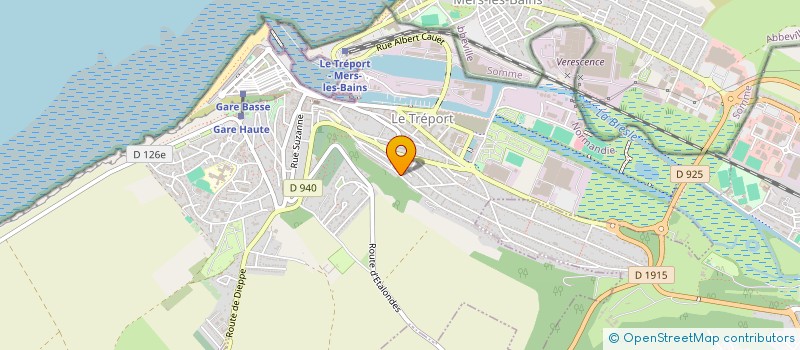 localisation de l'entreprise MONSIEUR GEORGES COINTREL à LE TREPORT