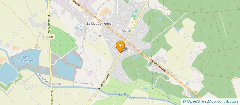 localisation de l'entreprise MONSIEUR GEORGES COLIN à LES BORDES
