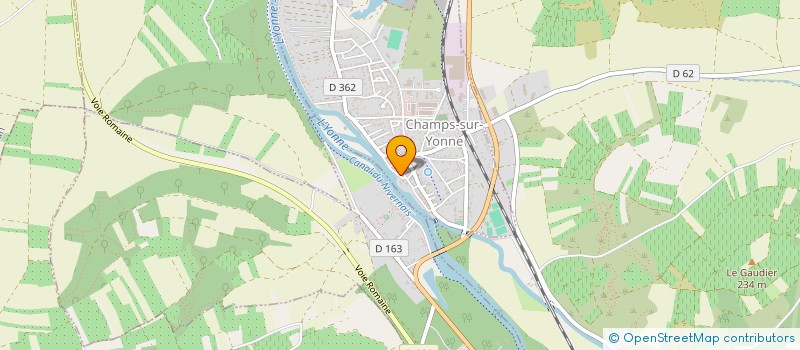 localisation de l'entreprise MONSIEUR GEORGES COLIN  CHAMPS SUR YONNE