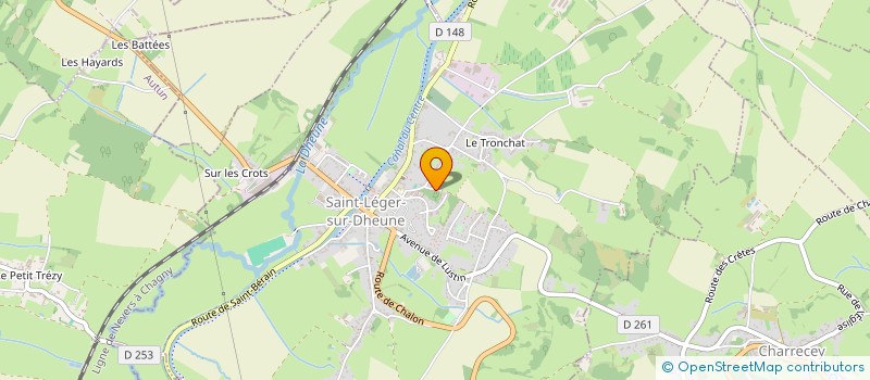 localisation de l'entreprise MONSIEUR GEORGES COLIN  SAINT-LEGER-SUR-DHEUNE