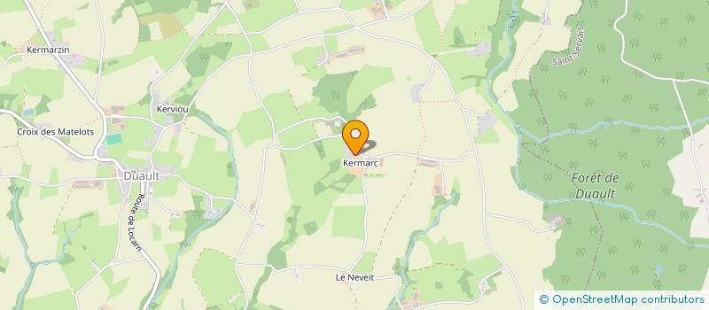 localisation de l'entreprise MONSIEUR GEORGES COMBLE  BULAT-PESTIVIEN