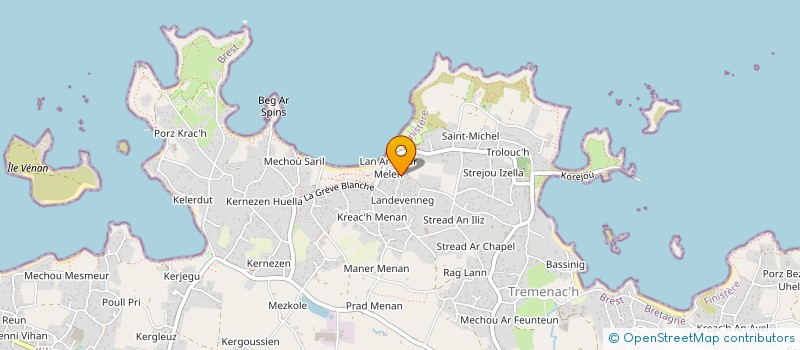 localisation de l'entreprise MONSIEUR GEORGES COMBOT  PLOUGUERNEAU