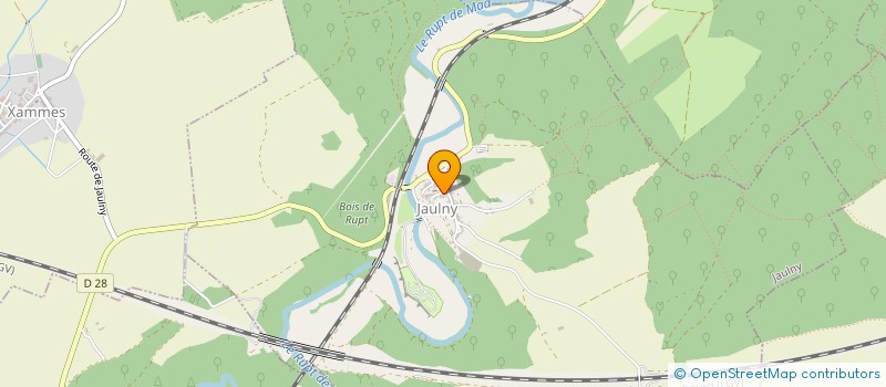 localisation de l'entreprise MONSIEUR GEORGES COMES  JAULNY