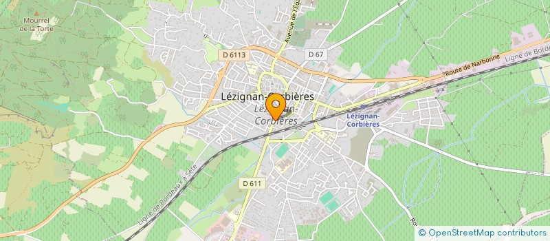 localisation de l'entreprise MONSIEUR GEORGES CONDOURET  LEZIGNAN-CORBIERES