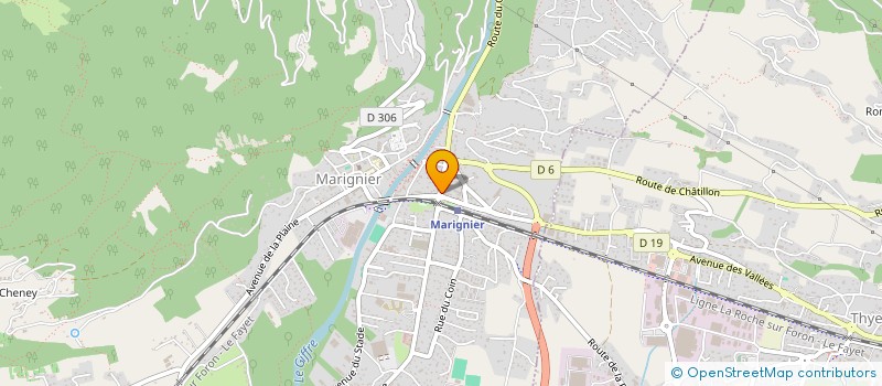 localisation de l'entreprise MONSIEUR GEORGES CONSEIL  MARIGNIER