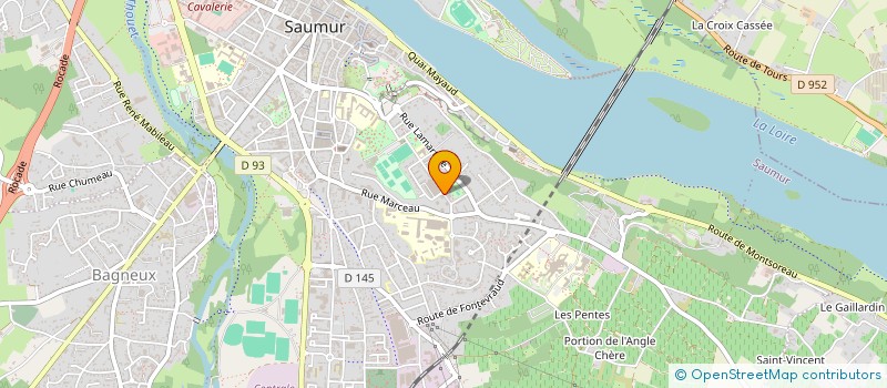 localisation de l'entreprise MONSIEUR GEORGES CONSTANTIN  SAUMUR