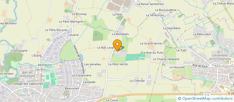 localisation de l'entreprise MONSIEUR GEORGES COQUILLARD à PACE