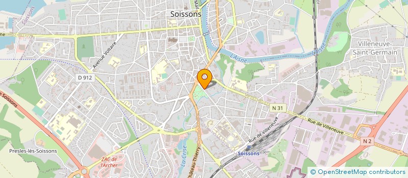 localisation de l'entreprise MONSIEUR GEORGES CORNEC à SOISSONS