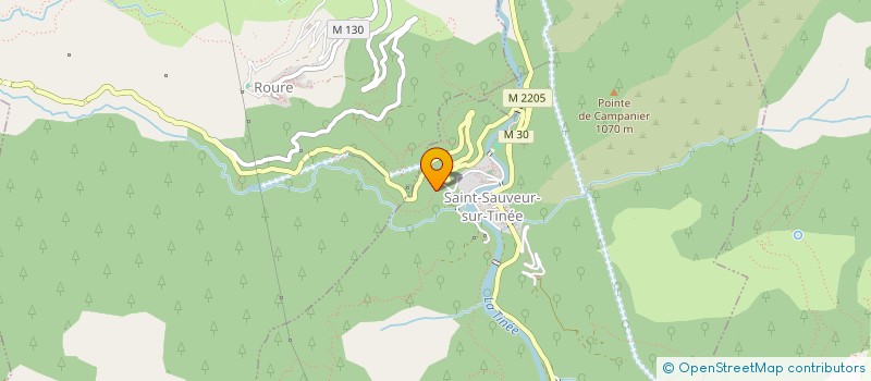 localisation de l'entreprise MONSIEUR GEORGES CORNU à SAINT-SAUVEUR-SUR-TINEE