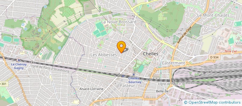 localisation de l'entreprise MONSIEUR GEORGES COTE à CHELLES
