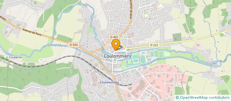 localisation de l'entreprise MONSIEUR GEORGES COUENON à COULOMMIERS