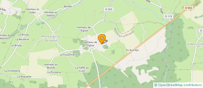 localisation de l'entreprise MONSIEUR GEORGES COUPPEY  YVETOT-BOCAGE