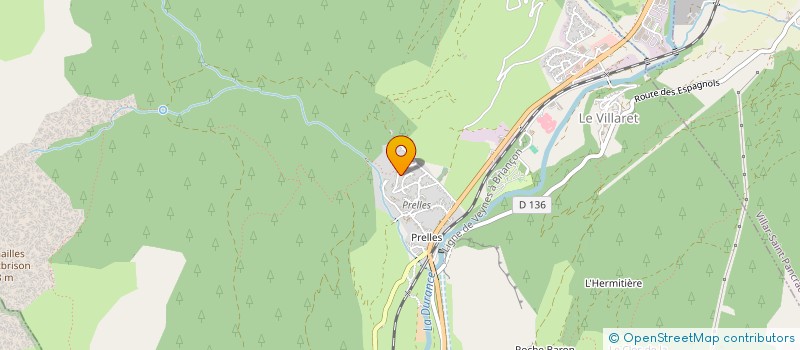 localisation de l'entreprise MONSIEUR GEORGES COURCIER  SAINT-MARTIN-DE-QUEYRIERES