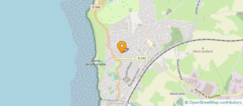 localisation de l'entreprise MONSIEUR GEORGES COUSIN  WIMEREUX