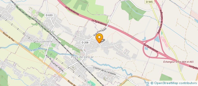 localisation de l'entreprise MONSIEUR GEORGES COY  AUSSEVIELLE