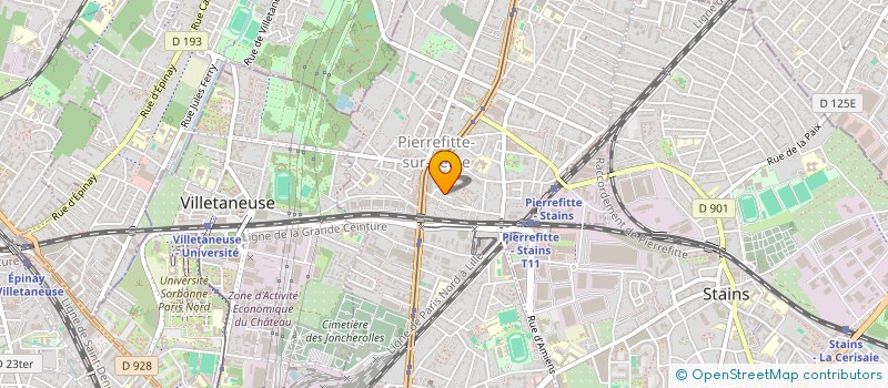 localisation de l'entreprise MONSIEUR GEORGES CYPRIEN  SAINT-DENIS
