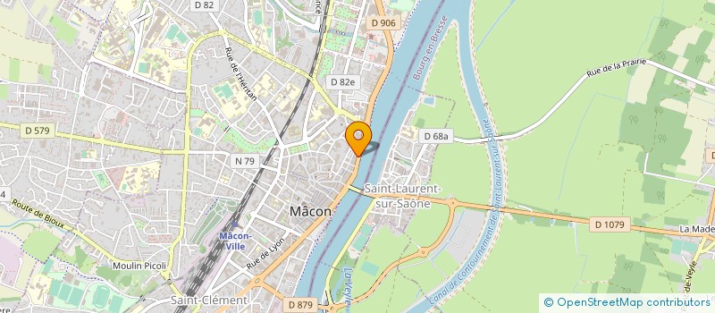 localisation de l'entreprise MONSIEUR GEORGES D'AMBROSI à MACON