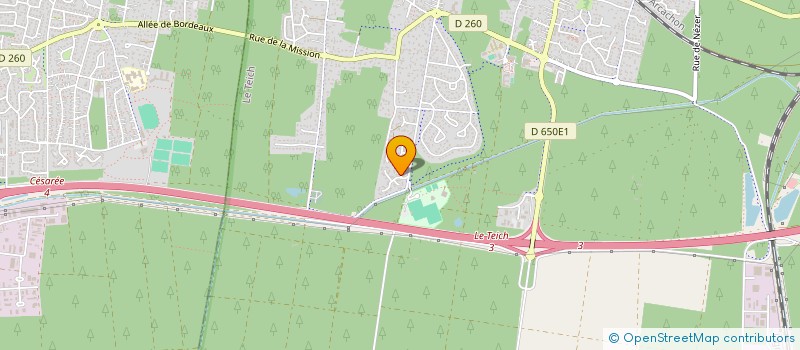 localisation de l'entreprise MONSIEUR GEORGES DA COSTA  LE TEICH