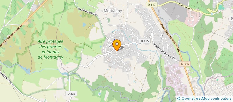 localisation de l'entreprise MONSIEUR GEORGES DA SILVA  MONTAGNY