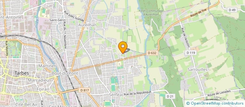 localisation de l'entreprise MONSIEUR GEORGES DA SILVA  TARBES