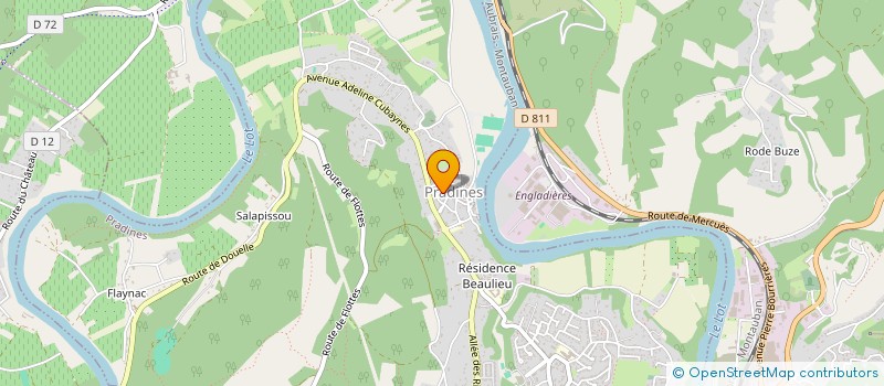 localisation de l'entreprise MONSIEUR GEORGES DABAT  PRADINES