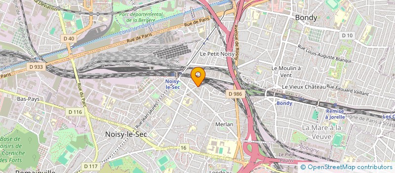 localisation de l'entreprise MONSIEUR GEORGES DABURON à NOISY-LE-SEC