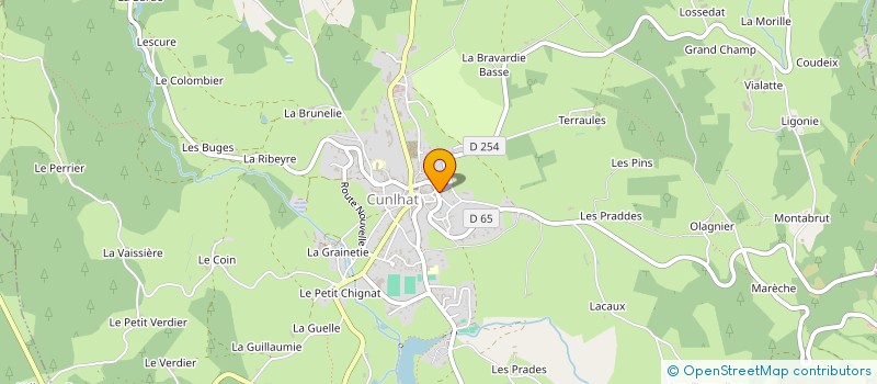 localisation de l'entreprise MONSIEUR GEORGES DACO à CUNLHAT