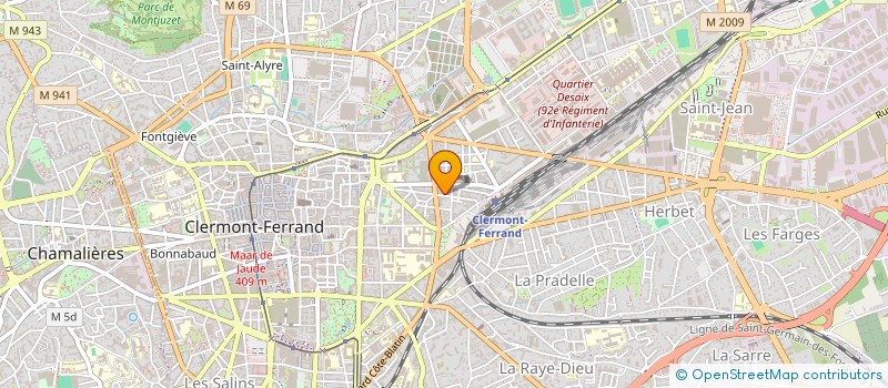 localisation de l'entreprise MONSIEUR GEORGES DAHAN  CLERMONT-FERRAND