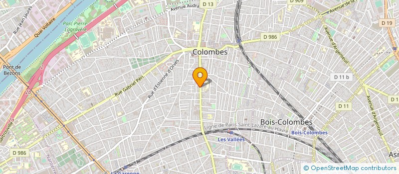 localisation de l'entreprise MONSIEUR GEORGES DAHAN à COLOMBES