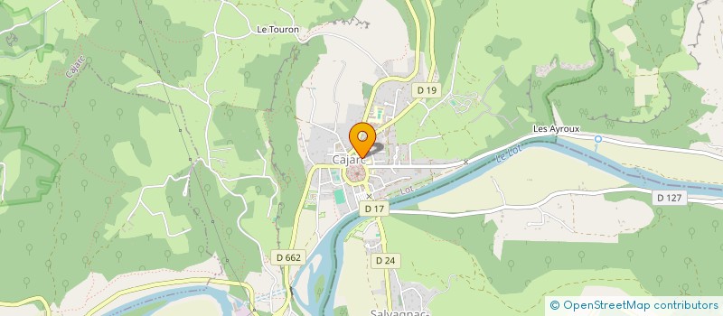 localisation de l'entreprise MONSIEUR GEORGES DALLA-PALMA  CAJARC