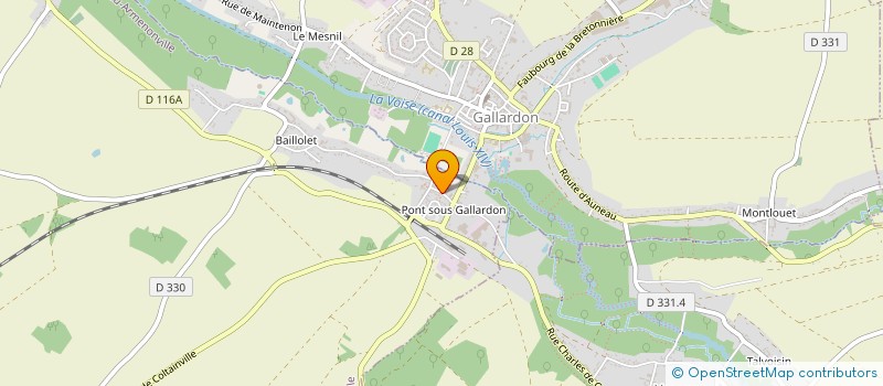 localisation de l'entreprise MONSIEUR GEORGES DALLOS à BAILLEAU-ARMENONVILLE